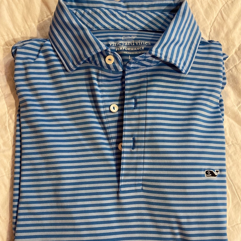 Men’s vineyard vine performance  polo